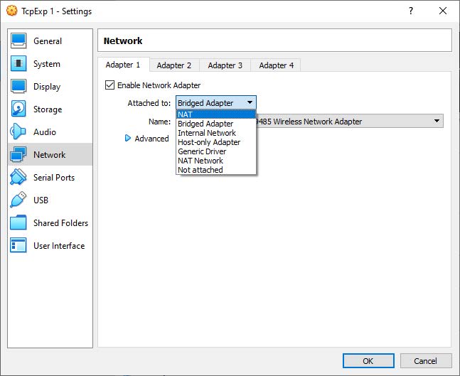 TCP/IP Virt Machines setup